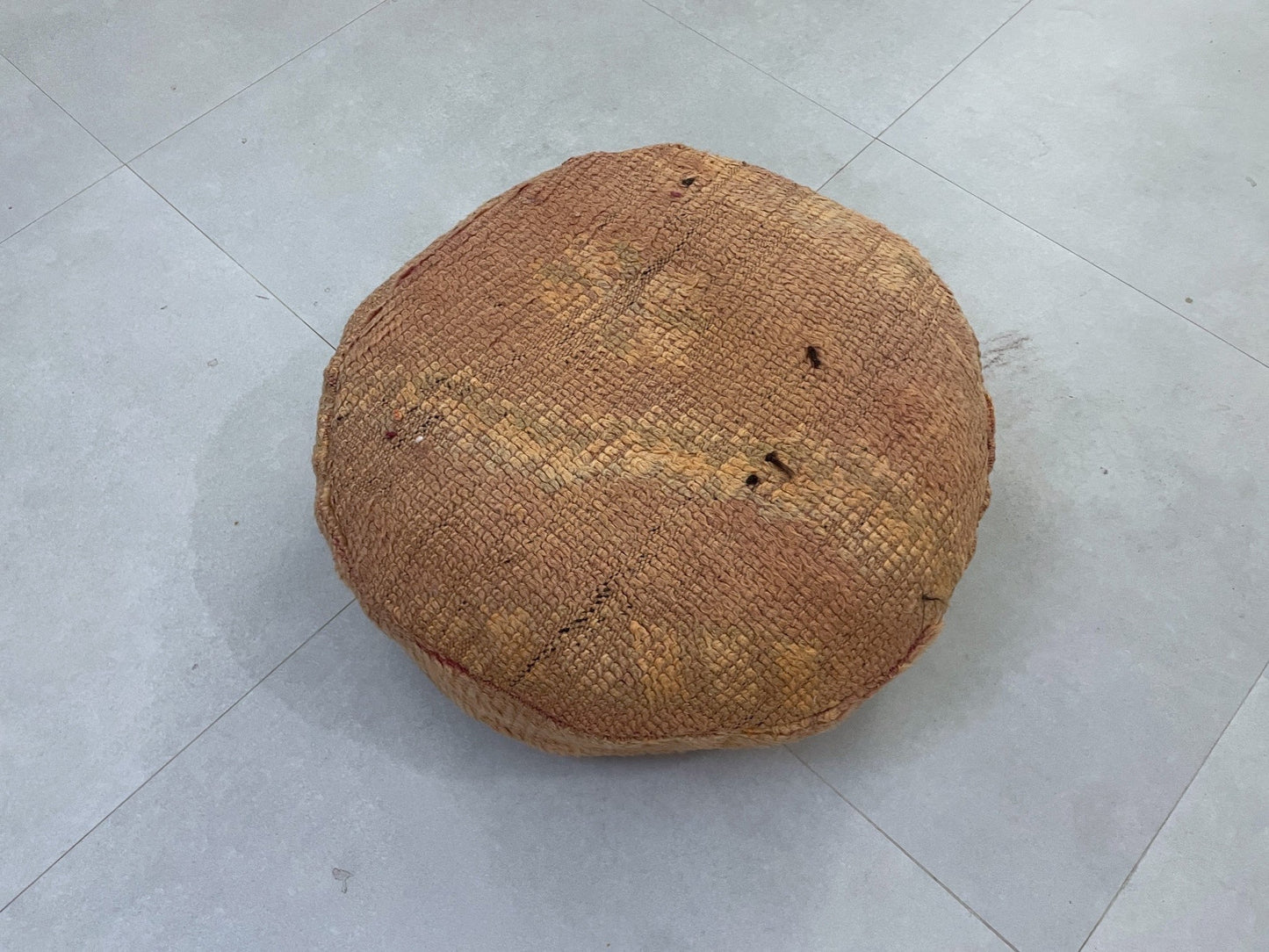 Round moroccan pouf cover - T51