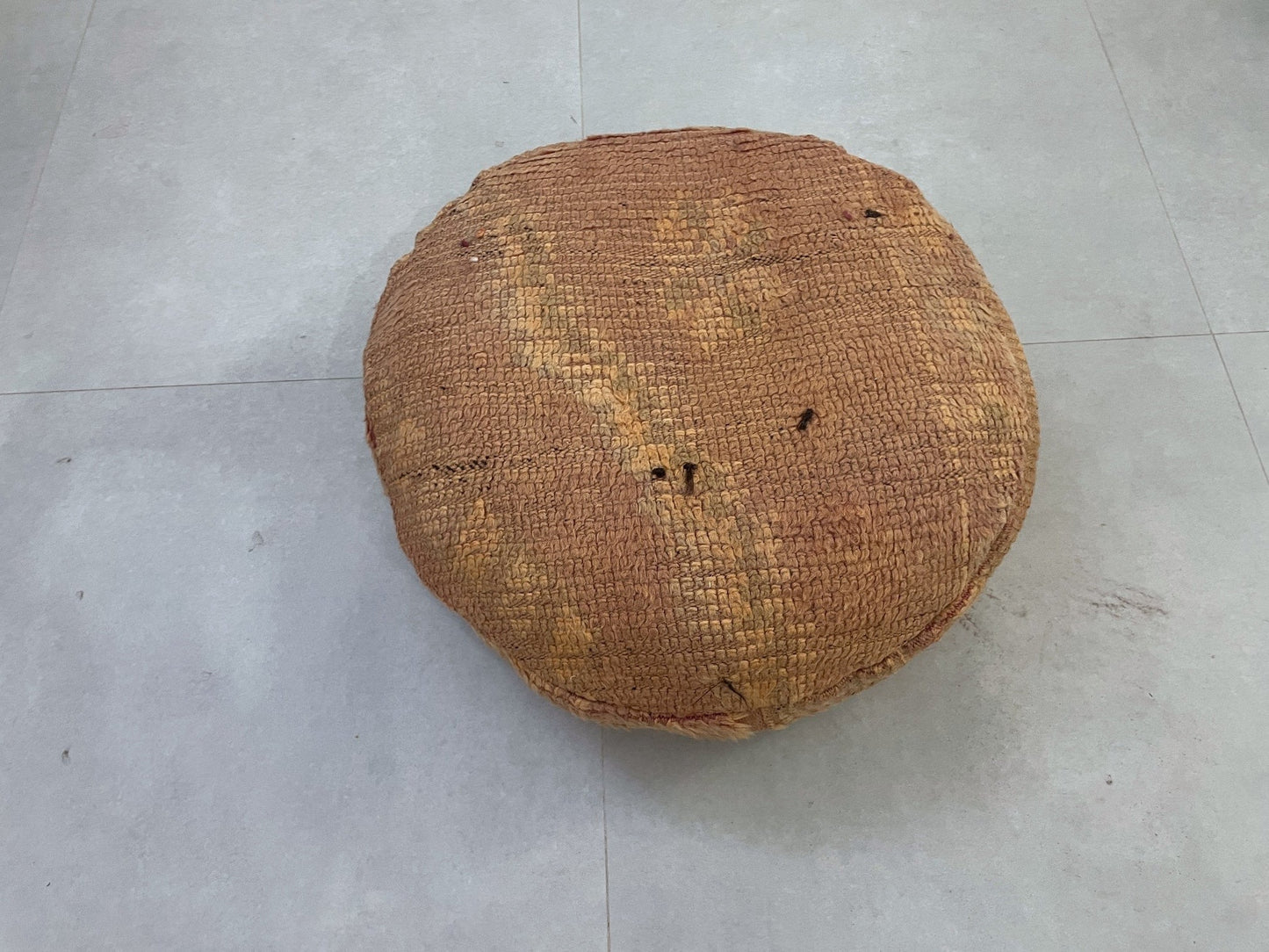 Round moroccan pouf cover - T51