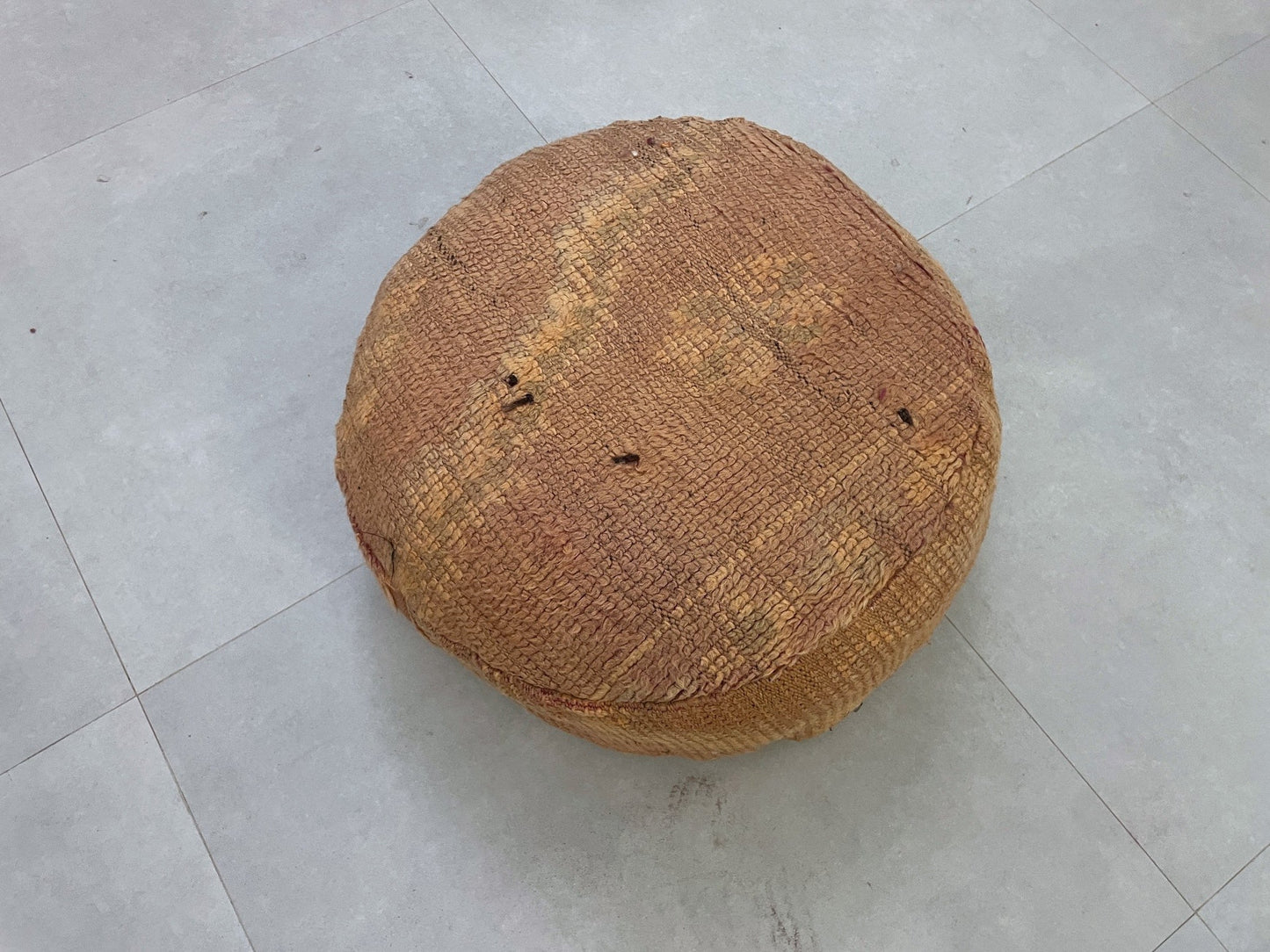 Round moroccan pouf cover - T51