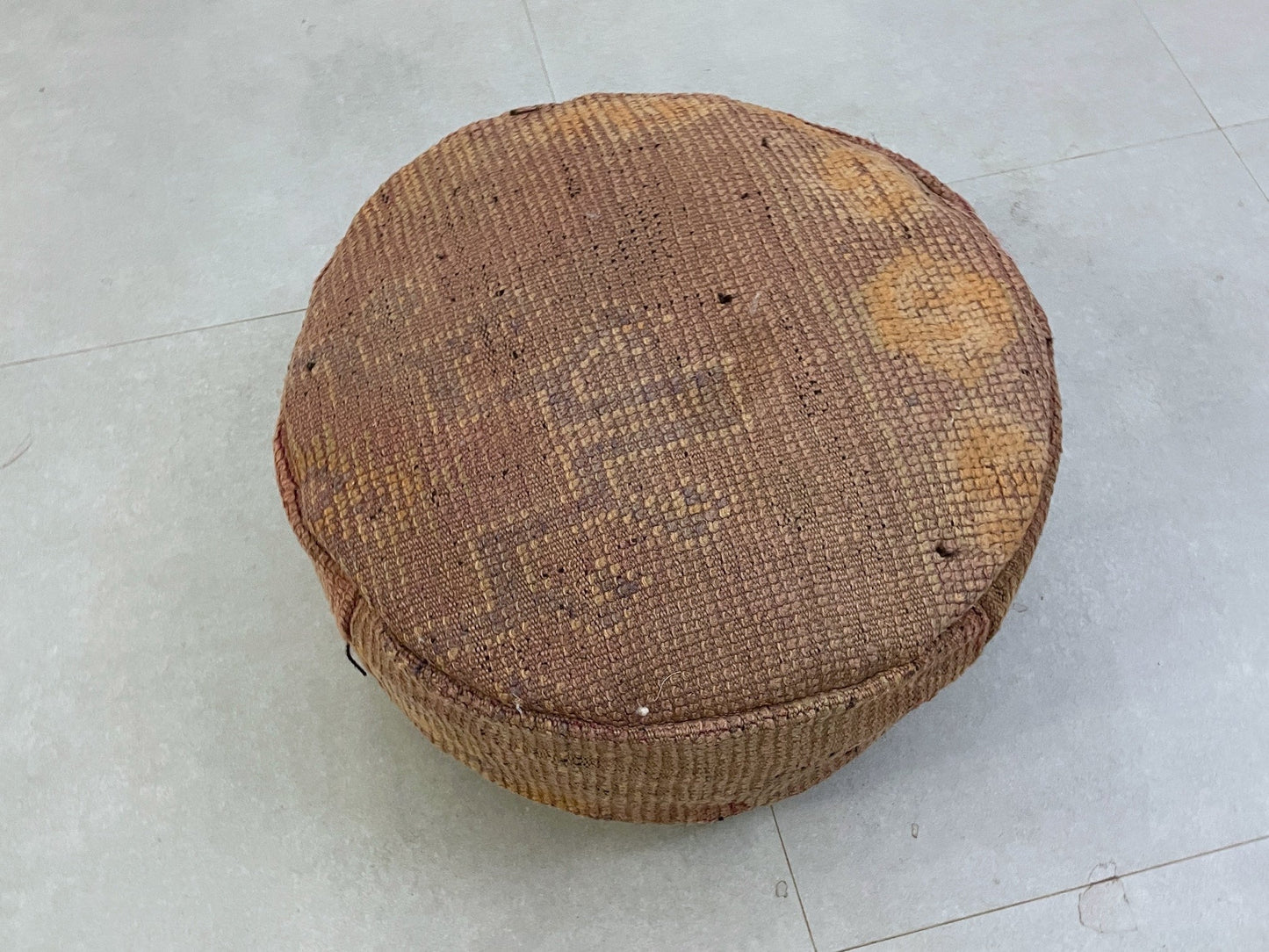 Round moroccan pouf cover - T3