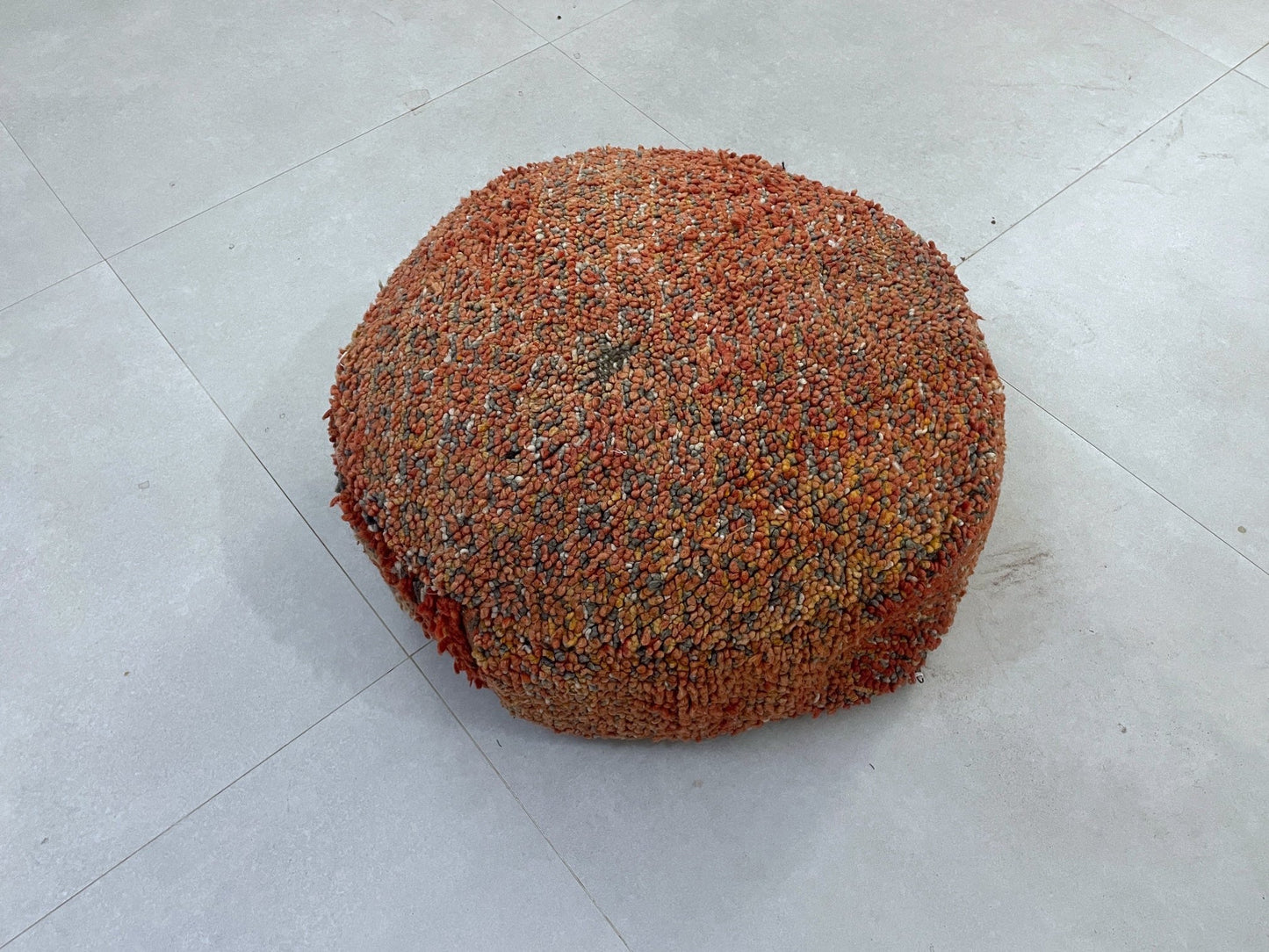 Round moroccan pouf cover - T37