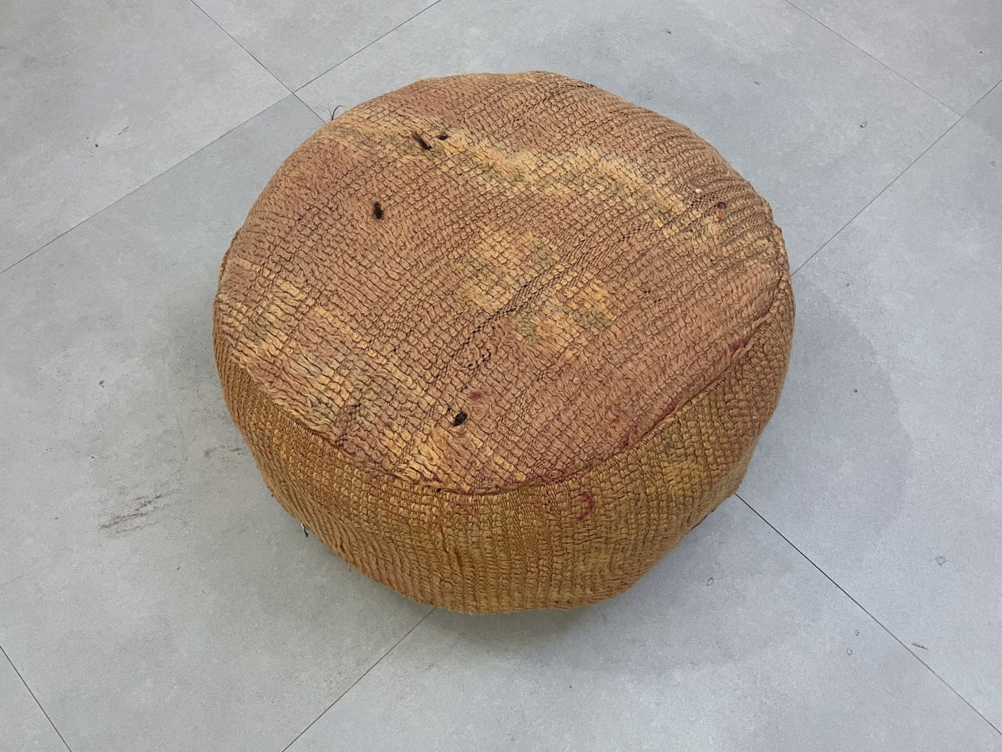 Round moroccan pouf cover - T51