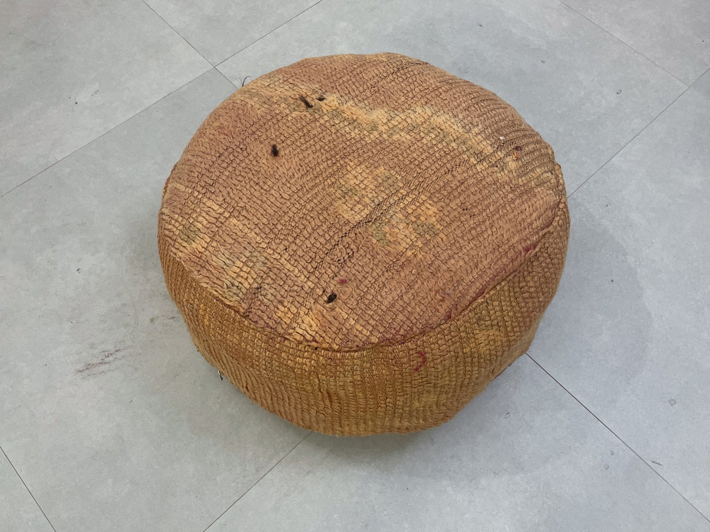 Round moroccan pouf cover - T51