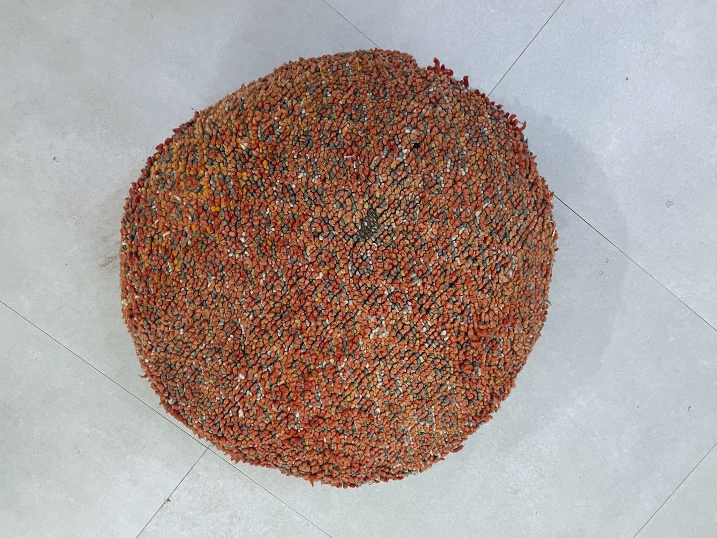 Round moroccan pouf cover - T37