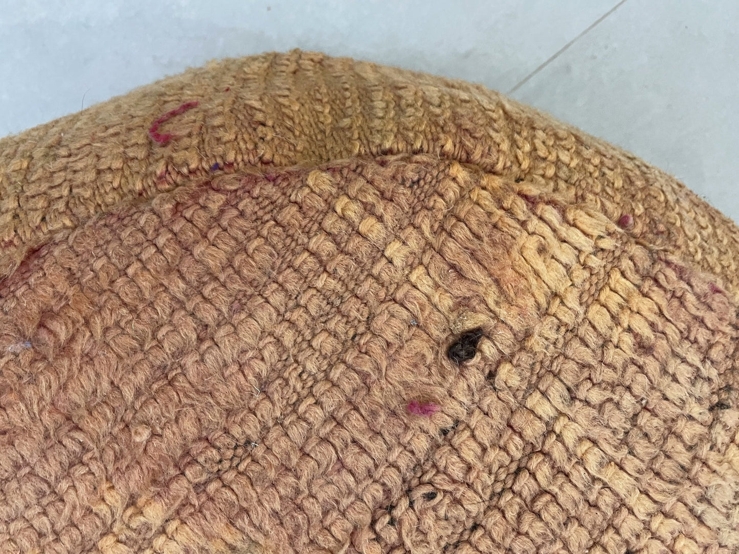 Round moroccan pouf cover - T51