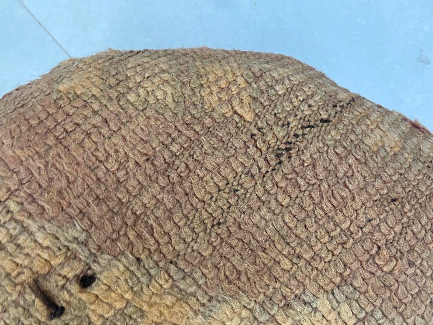 Round moroccan pouf cover - T51