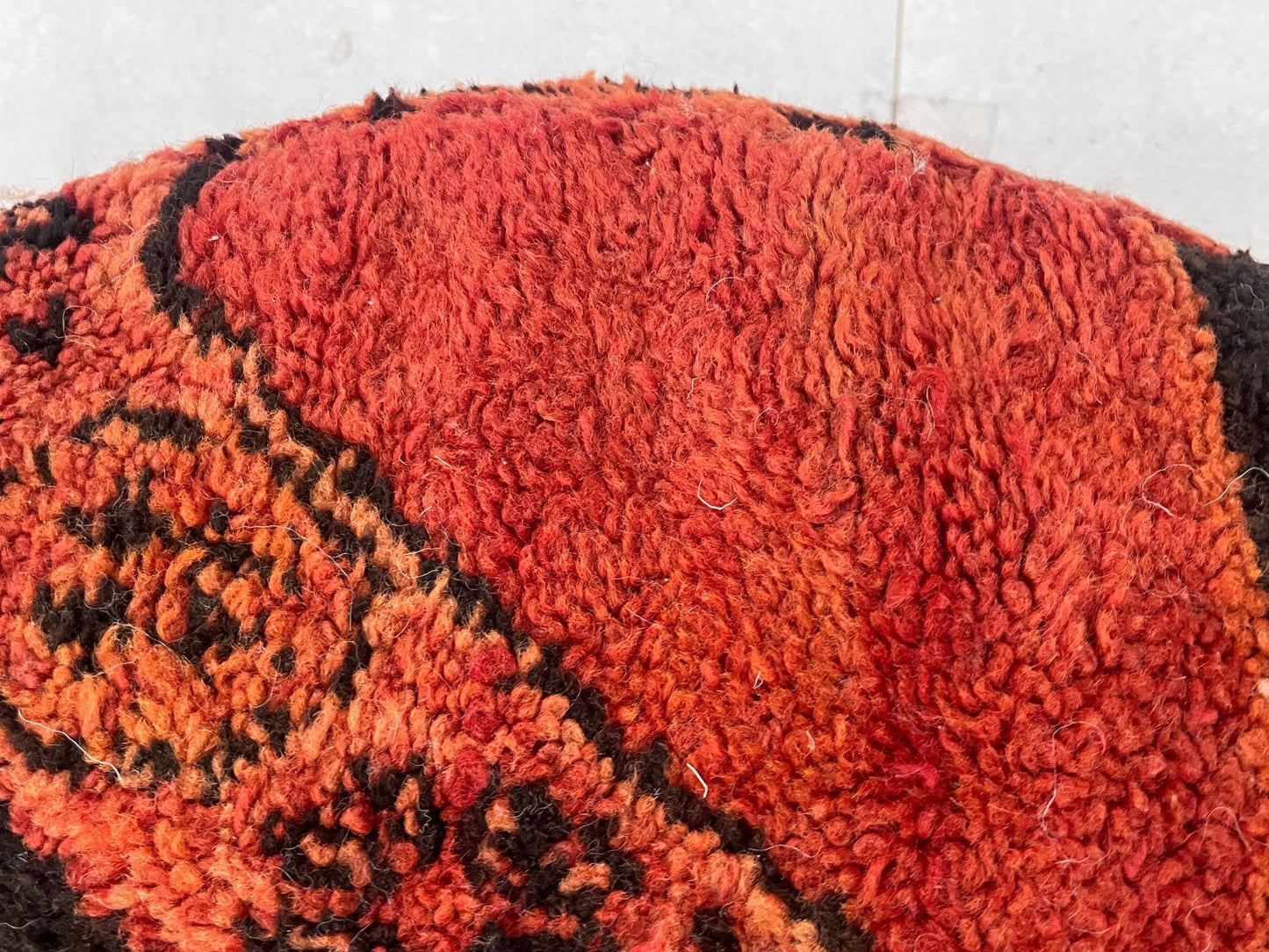 Round moroccan pouf cover - T27