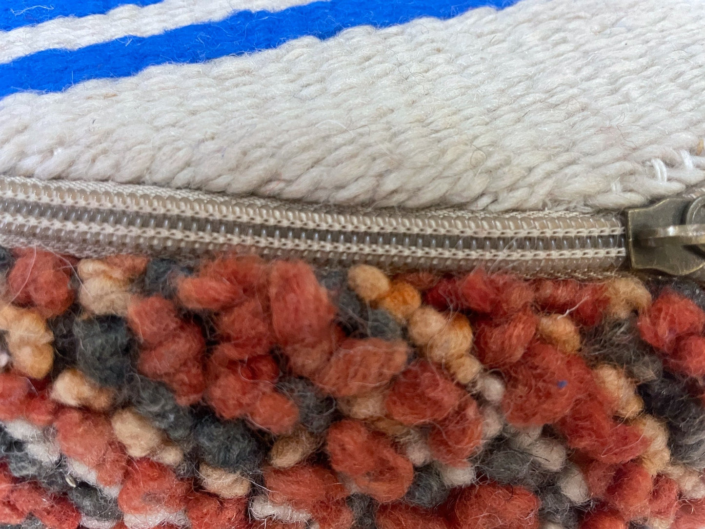 Round moroccan pouf cover - T37