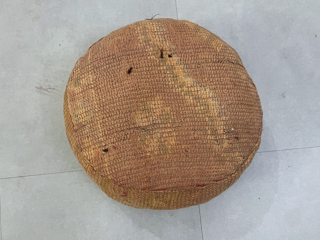 Round moroccan pouf cover - T51