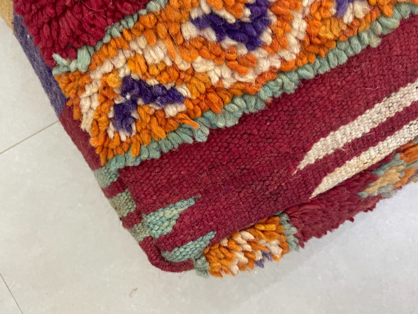Moroccan pouf cover -