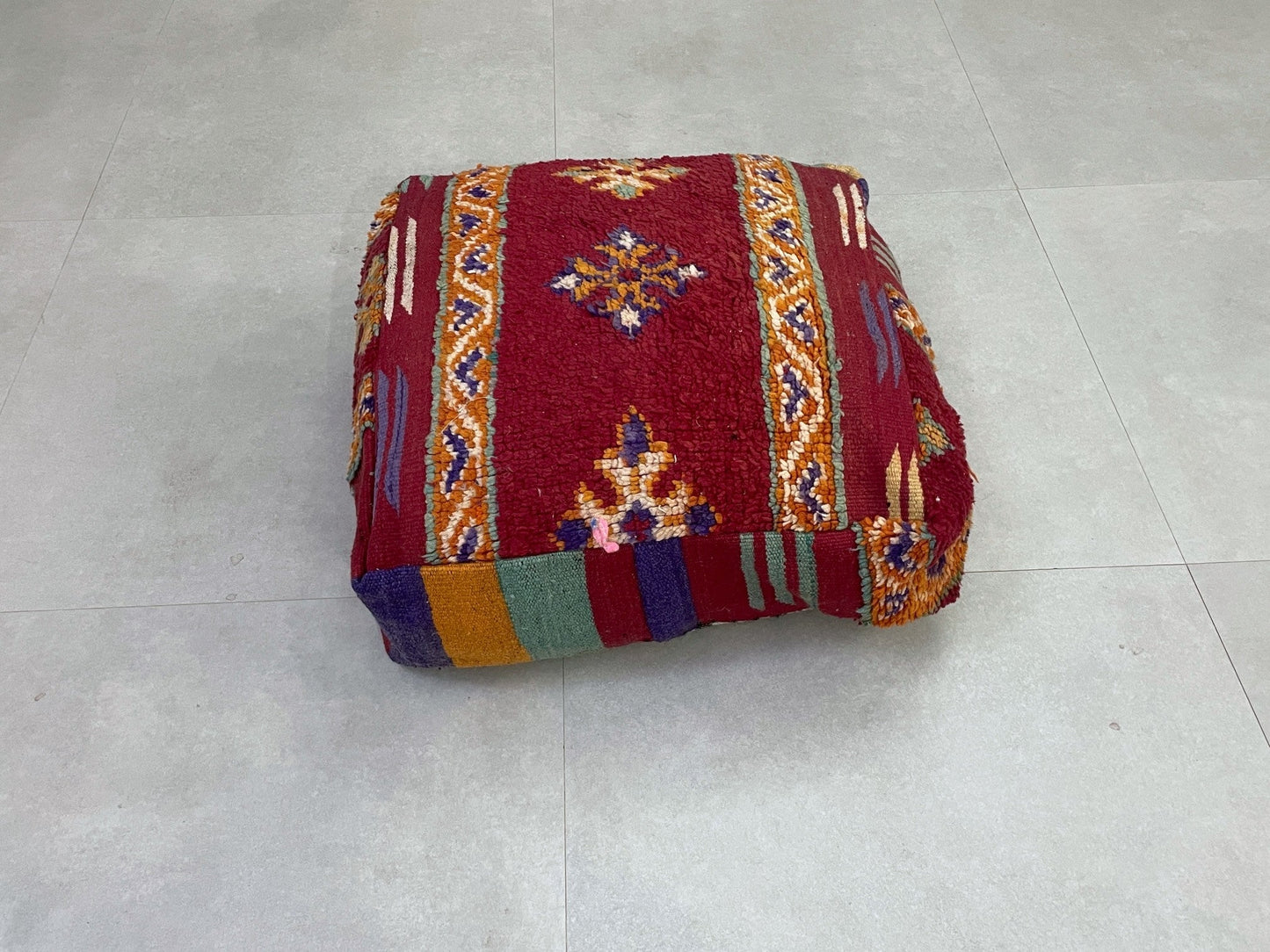 Moroccan pouf cover -