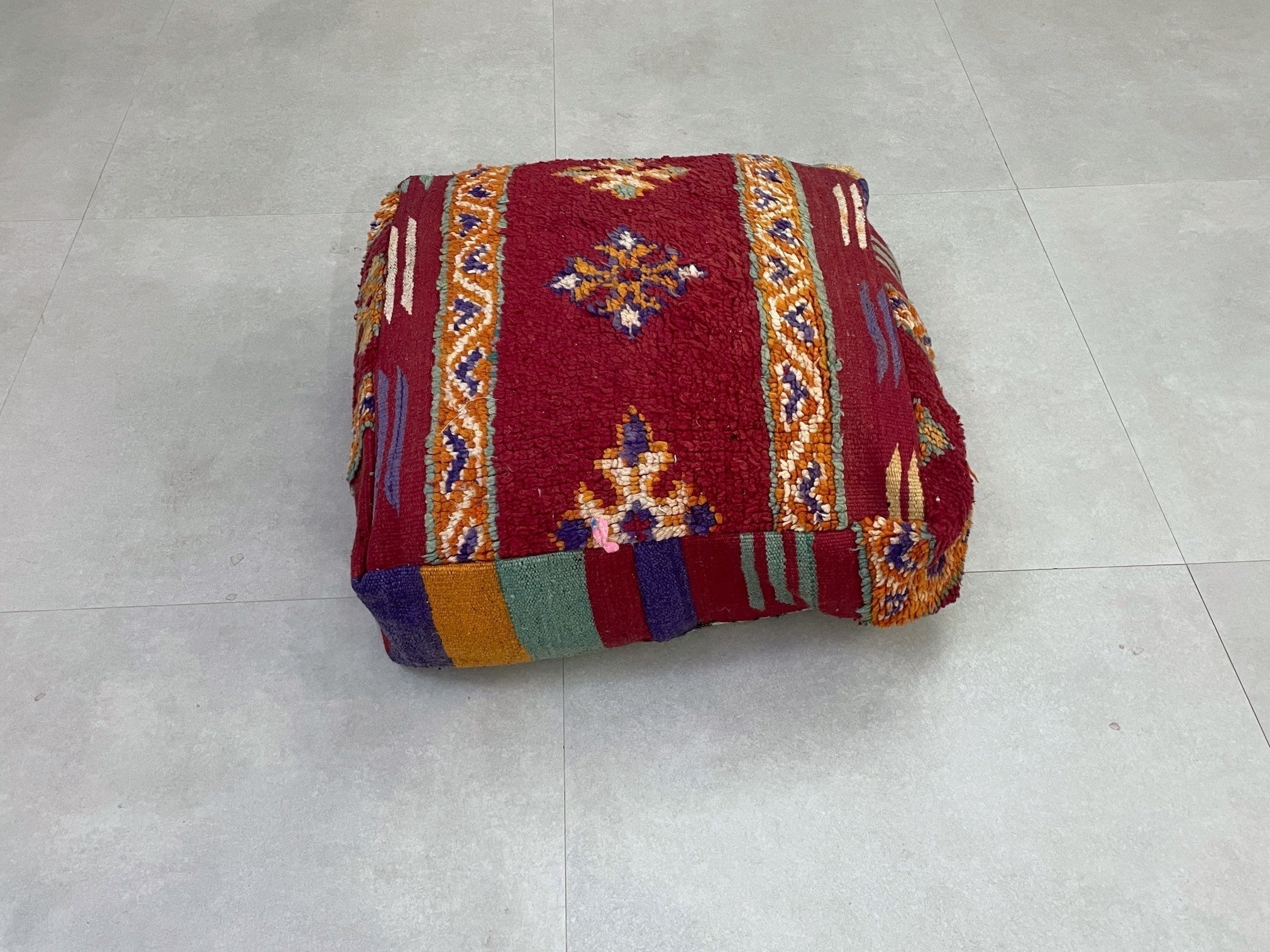 Moroccan pouf cover -