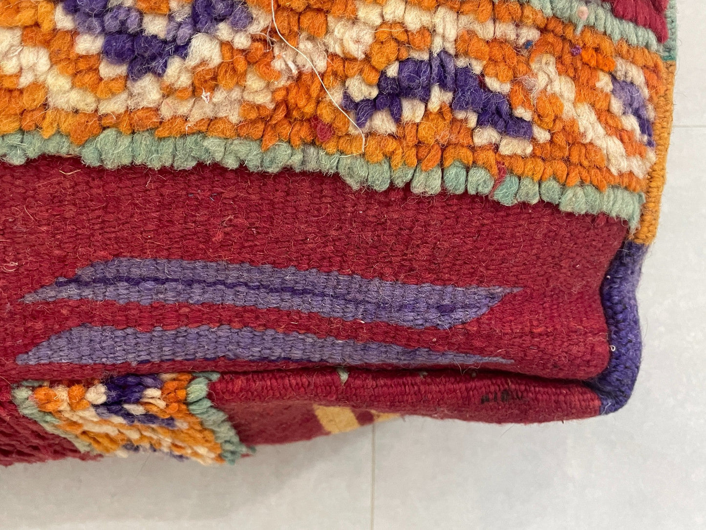 Moroccan pouf cover -